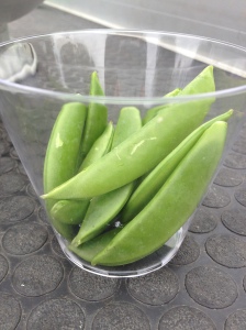 Sugar Snap Peas!! A nice serving that will help save  you from those unwanted summer colds! 